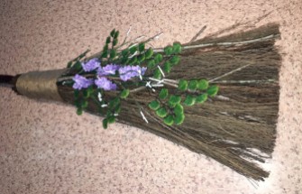 Silk leaves & flowers added