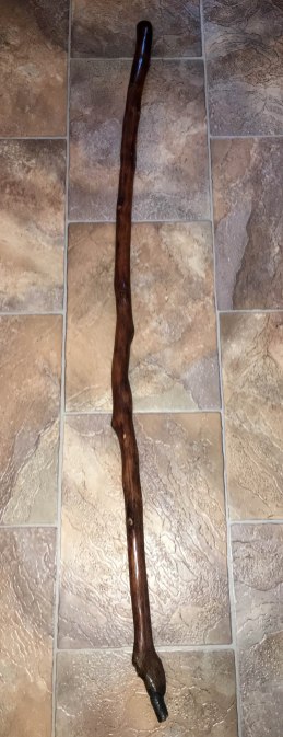Finished besom handle